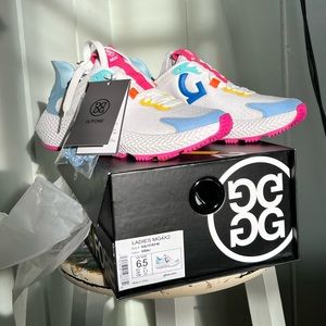 G/FORE Womens MG4X2 Cross Trainer Golf Shoes - Snow/Baja